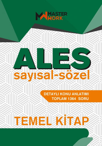 ALES Temel Kitap Sayısal-Sözel Detaylı Konu Anlatımı