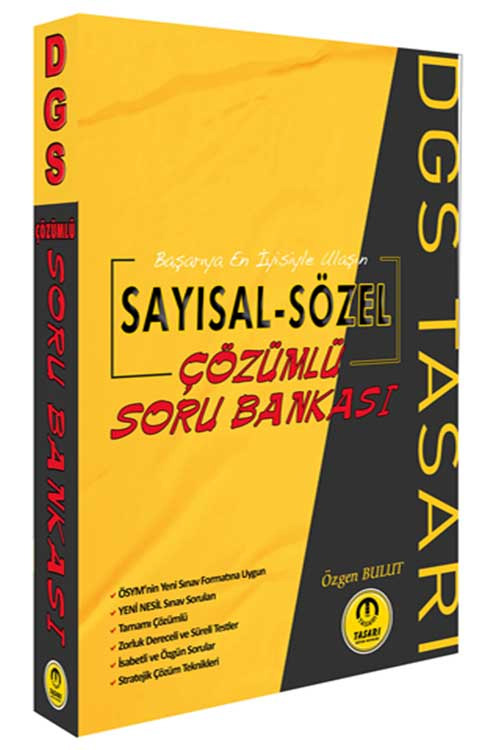 DGS Sayısal-Sözel Çözümlü Soru Bankası