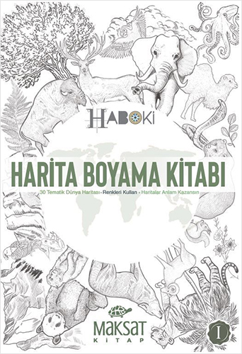 Haboki - Harita Boyama Kitabı 1