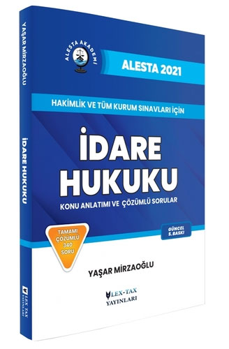 Alesta 2021 - Hakimlik ve Tüm Kurum Sınavları İçin İdare Hukuku