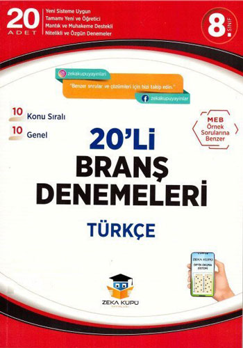 8.Sınıf Türkçe 20'li Branş Denemeleri