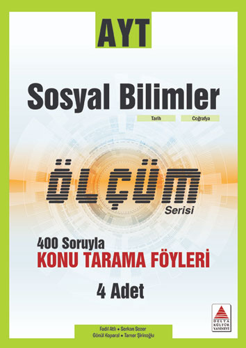 AYT Sosyal Bilimler Ölçüm Serisi - 400 Soruyla Konu Tarama Föyleri