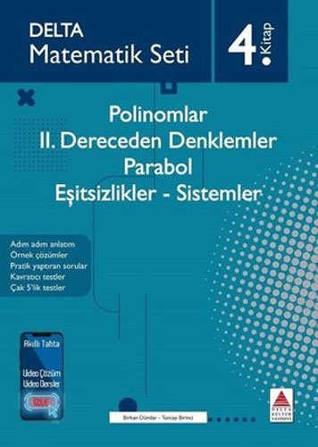 Matematik Seti 4.Kitap - Polinomlar-2. Dereceden Denklemler - Parabol - Eşitsizlikler - Sistemler