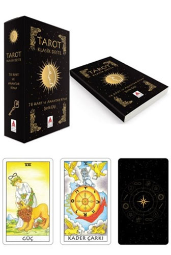 Tarot Klasik Deste - 78 Kart ve Anahtar Kitap