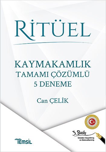 Ritüel Kaymakamlık Tamamı Çözümlü 5 Deneme