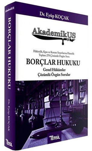 AkademikUS Borçlar Hukuku Genel Hükümler Çözümlü Özgün Sorular