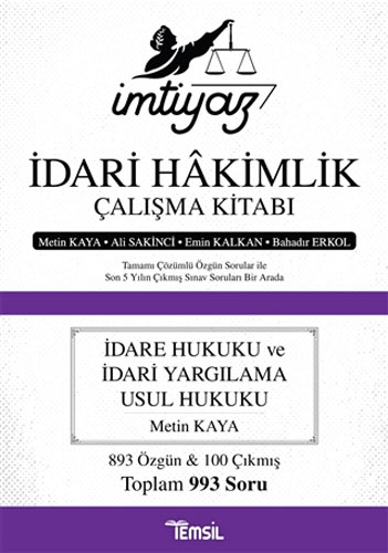 İmtiyaz - İdari Hakimlik Çalışma Kitabı