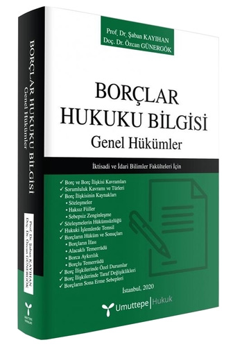 Borçlar Hukuku Bilgisi Genel Hükümler