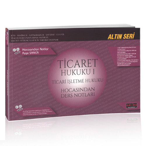 Ticaret Hukuku 1 