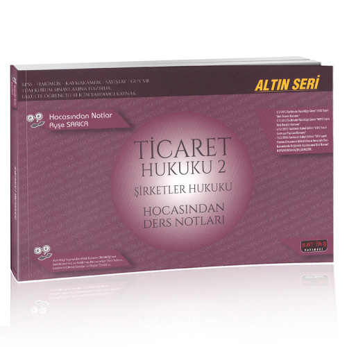 Ticaret Hukuku 2 