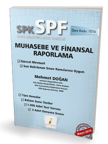 SPK - SPF Muhasebe ve Finansal Raporlama Konu Anlatımlı Soru Bankası