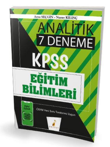 2020 KPSS Eğitim Bilimleri Analitik Dijital Çözümlü 7 Deneme Sınavı