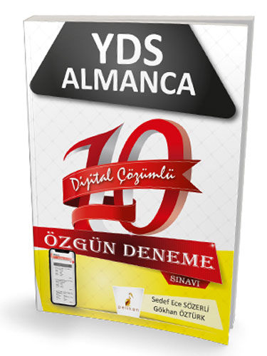 YDS Almanca Dijital Çözümlü 10 Özgün Deneme Sınavı