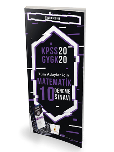 KPSS 2020 GYGK - Tüm Adaylar İçin Matematik 10 Deneme Sınavı