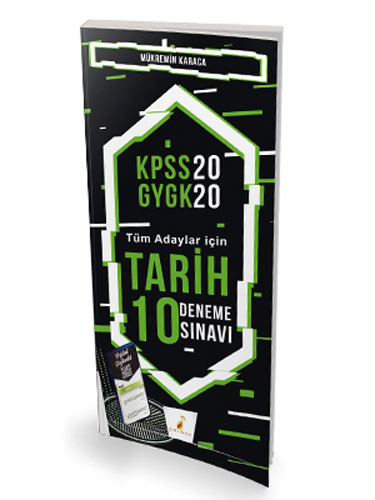 KPSS 2020 GYGK - Tüm Adaylar İçin Tarih 10 Deneme Sınavı