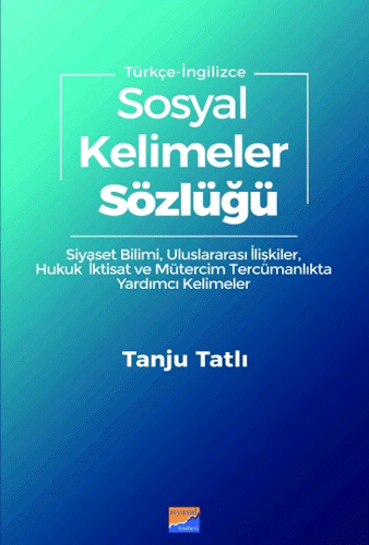 Sosyal Kelimeler Sözlüğü Türkçe - İngilizce