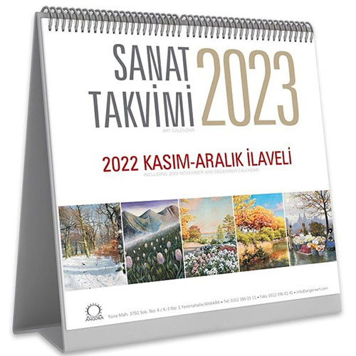 Sanat Takvimi 2023 Masa Takvimi