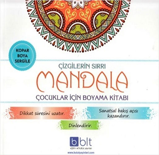 Çizgilerin Sırrı - Mandala Çocuklar İçin Boyama Kitabı