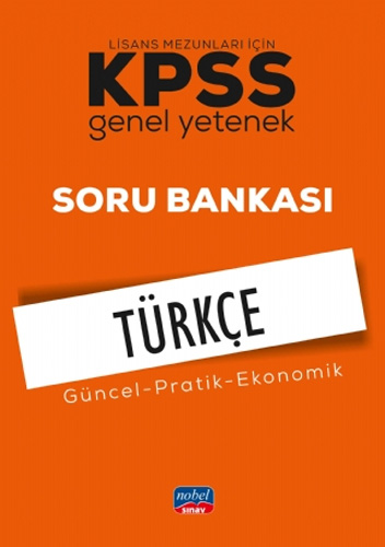 Lisans Mezunları İçin KPSS Genel Yetenek Türkçe Soru Bankası 