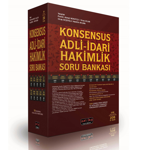 Konsensus Adli-İdari Hakimlik Soru Bankası Modüler Set