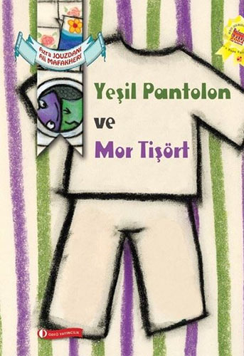 Yeşil Pantolon ve Mor Tişört