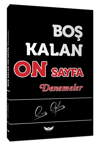 Boş Kalan On Sayfa - Denemeler