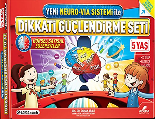 Yeni Neuro-Via Sistemi ile Dikkati Güçlendirme Seti 5 Yaş