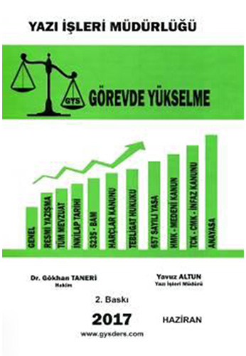 Yazı İşleri Müdürlüğü Görevde Yükselme 2017