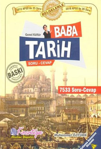 KPSS 2016 Genel Kültür Baba Tarih Soru Cevap 