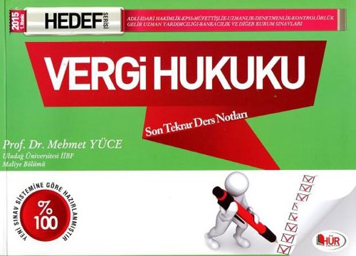 KPSS A Grubu Vergi Hukuku Son Tekrar Ders Notları 2015