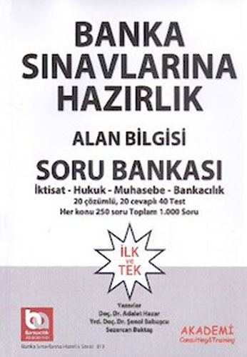 Banka Sınavlarına Hazırlık Alan Bilgisi Soru Bankası