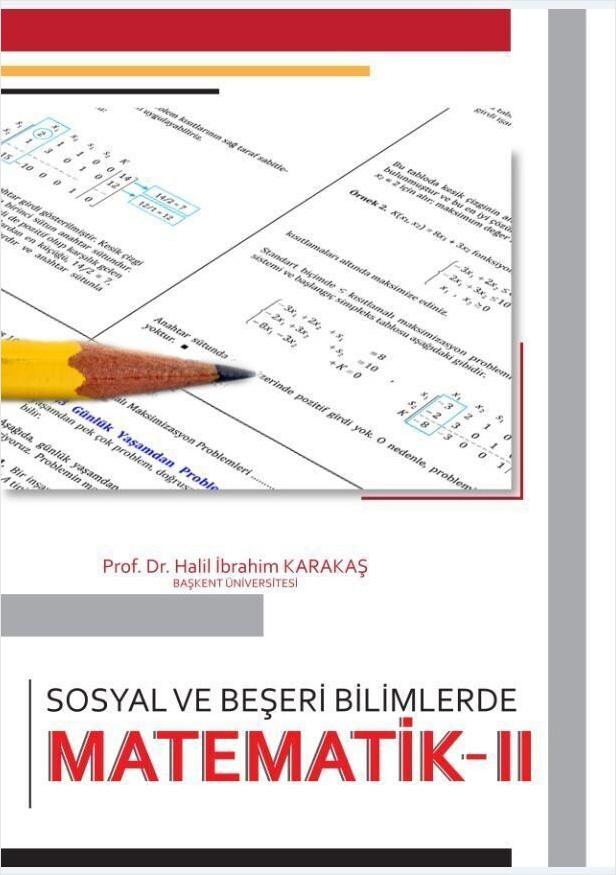 Sosyal ve Beşeri Bilimlerde Matematik 2