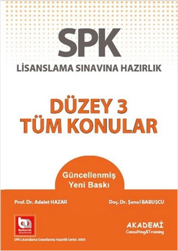 SPK Yeni Adıyla SPF Lisanslama Sınavına Hazırlık - Düzey 3 Tüm Konular