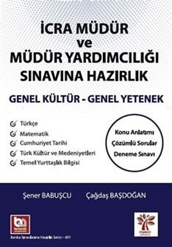 Akademi Eğitim İcra Müdür ve Müdür Yardımcılığı Sınavına Hazırlık