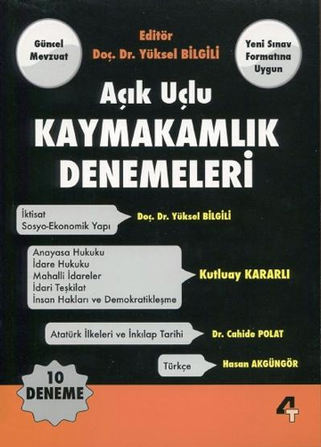 Açık Uçlu Kaymakamlık Denemeleri