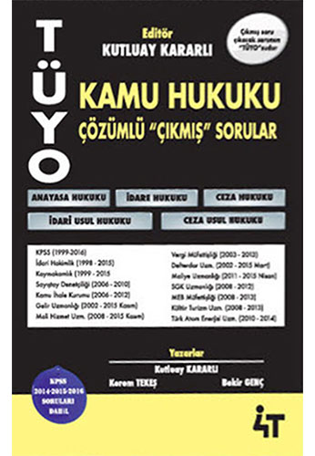 Kamu Hukuku Çözümlü "Çıkmış" Sorular