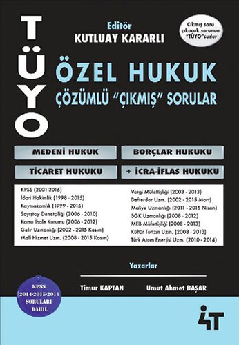 Özel Hukuk Çözümlü Çıkmış Sorular