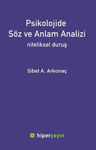 Psikolojide Söz ve Anlam Analizi