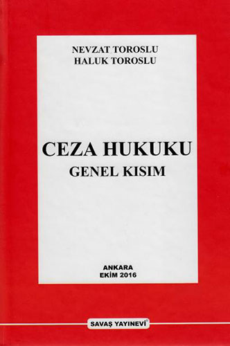 Ceza Hukuku Genel Kısım (Ciltli)