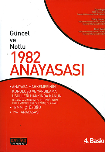 Güncel ve Notlu 1982 Anayasası