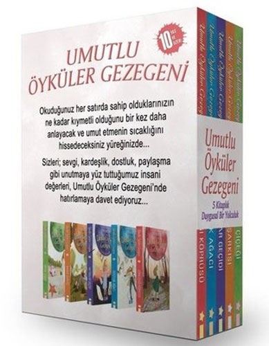 Umutlu Öyküler Gezegeni - 5 Kitap Takım Kutulu (Ciltli)