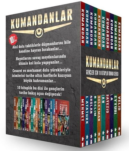 Kumandanlar Seti - 10 Kitap Takım (Kutulu)