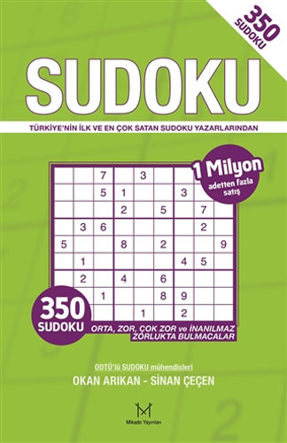 350 Sudoku - Yeşil Kapak