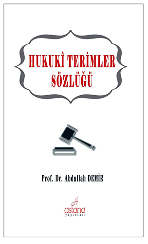 Hukukî Terimler Sözlüğü