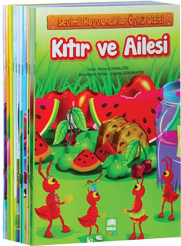 Sevimli Hayvancıklar Öykü Dizisi Büyük Boy - 10 Kitap Takım