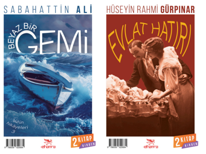 Beyaz Bir Gemi - Evlat Hatırı 2 Kitap Birden