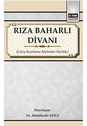 Rıza Baharlı Divanı