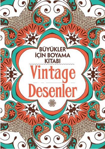 Büyükler İçin Boyama Kitabı - Vintage Desenler