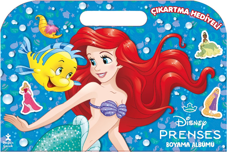 Disney Prenses - Çıkartma Hediyeli Boyama Albümü