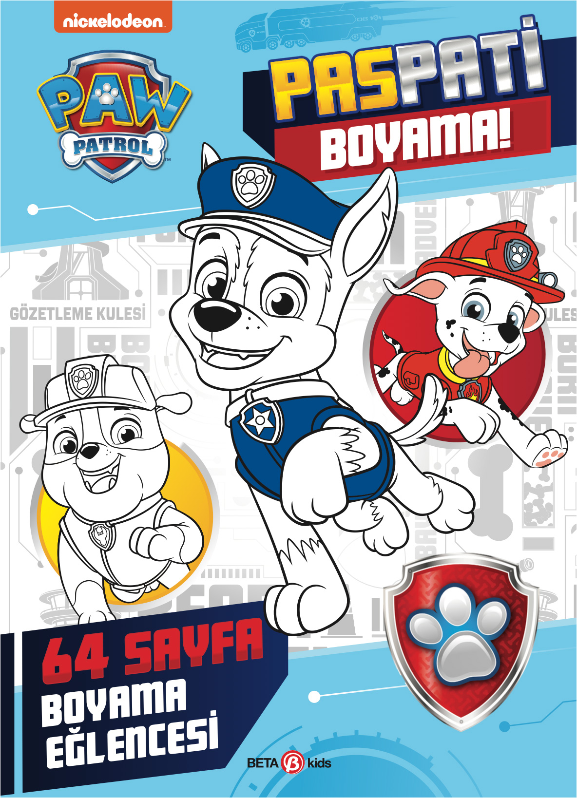 Paw Patrol Paspati Boyama Kitabı